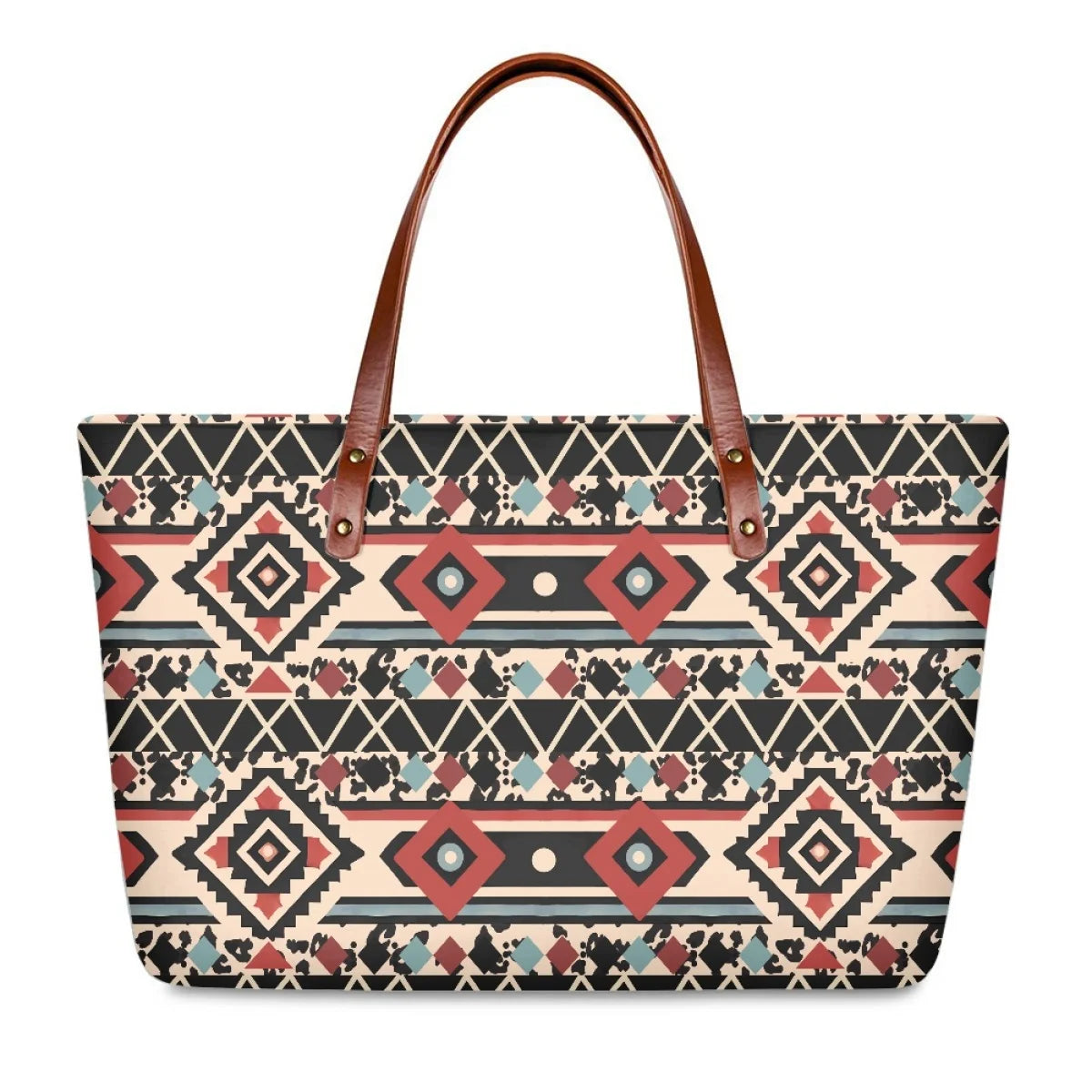 Noisydesigns New Women Handbag Lady Shooping Shoulder Bags Sac Bandoulière Torebka Guess Damska Luxury Horse Ehnic plaid Syle