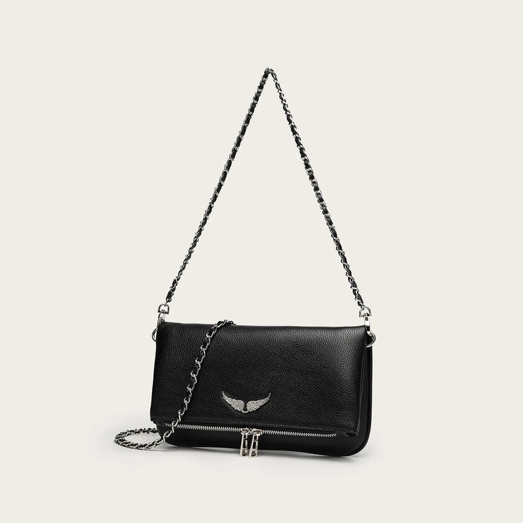 Sac carré mini Wing pour femme, sac à bandoulière et sac croisé tendance , petit sac à main mignon sac à main chic et polyvalent