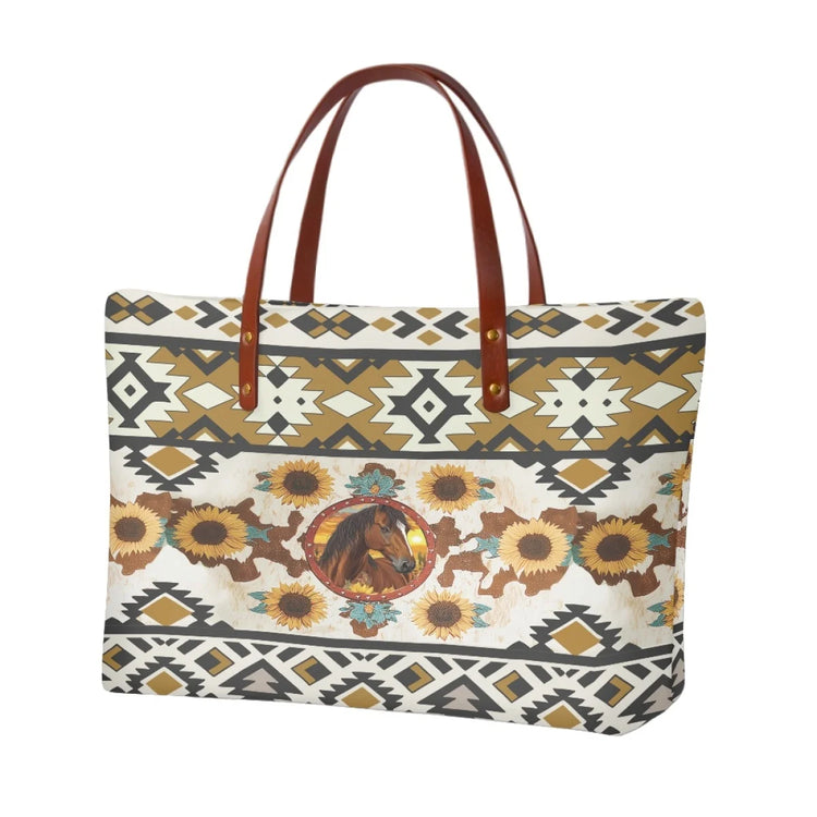 Noisydesigns New Women Handbag Lady Shooping Shoulder Bags Sac Bandoulière Torebka Guess Damska Luxury Horse Ehnic plaid Syle