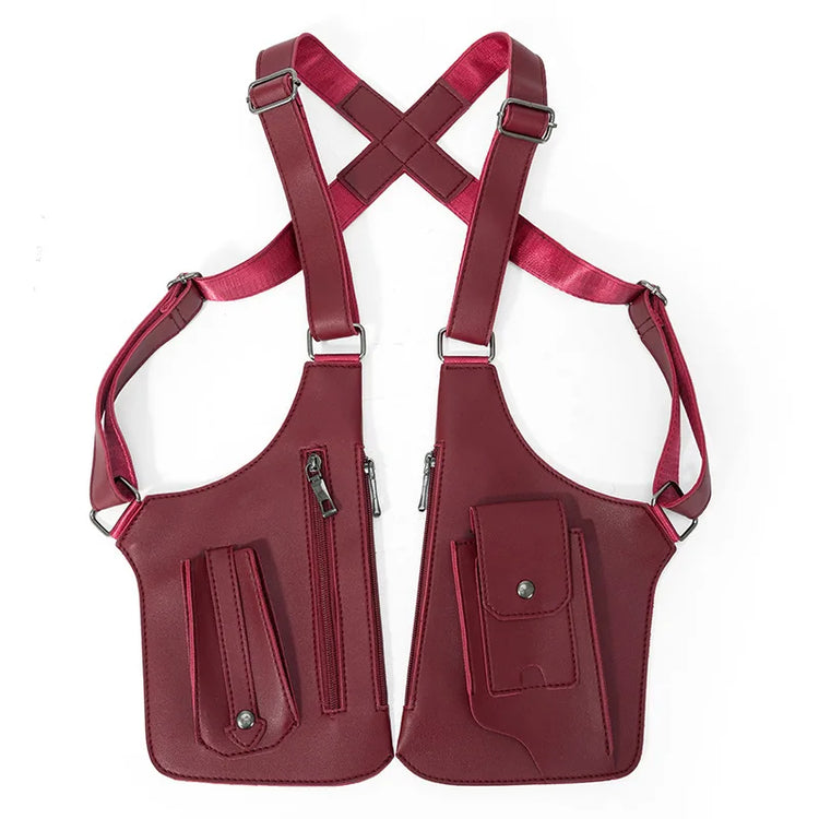 Underarm Security Bag Chest Handbags Men Crossbody Bag Sling Men Jacket Bag Outdoors Running Exercise Hiking Sac Bandoulière