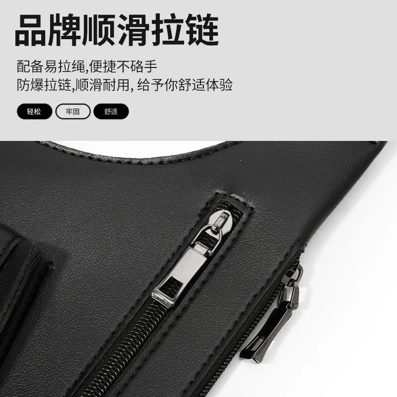 Underarm Security Bag Chest Handbags Men Crossbody Bag Sling Men Jacket Bag Outdoors Running Exercise Hiking Sac Bandoulière