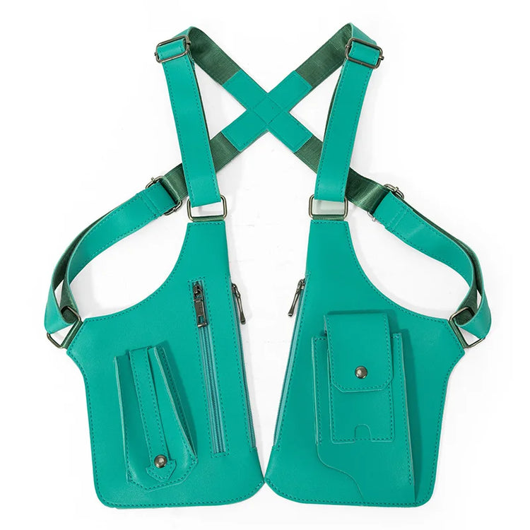 Underarm Security Bag Chest Handbags Men Crossbody Bag Sling Men Jacket Bag Outdoors Running Exercise Hiking Sac Bandoulière