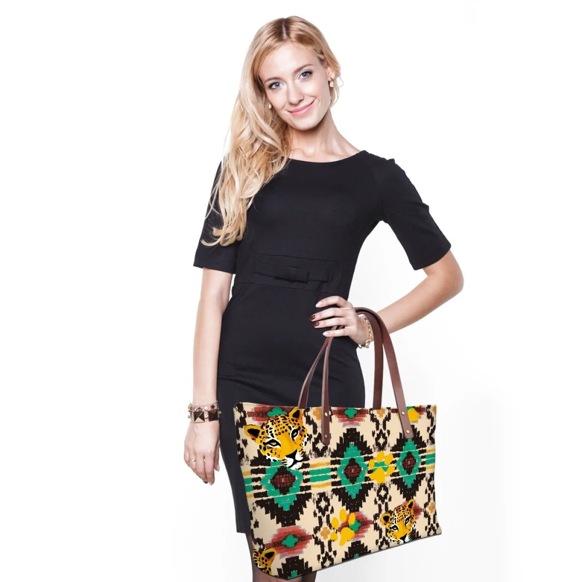 Noisydesigns Luxury Lion Women Shoulder Handbag Shooping Bags Sac Bandoulière Torebka Guess Damska New Trendy Ehnic Fashion